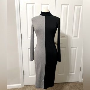 Zara two-toned sweater dress